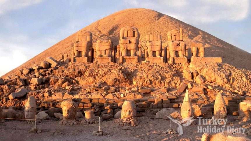 Nemrut Mountain Sculptures and Pyramids
