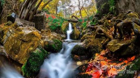 Yeşildere Waterfall and Crying Rock